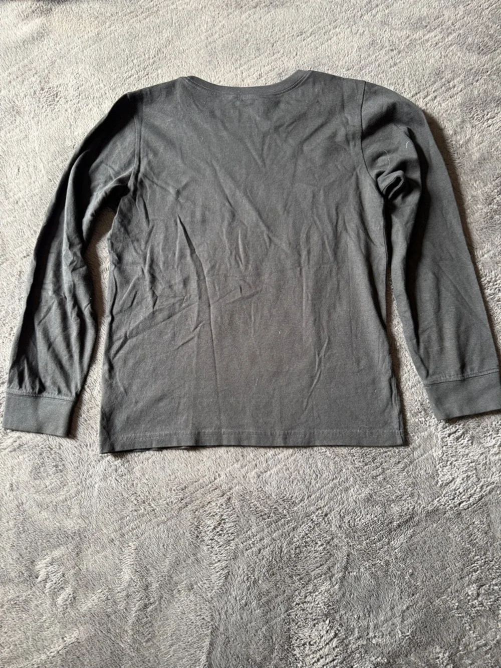 Life is Good Crusher Long Sleeve Shirt Hockey Gray Kids XL